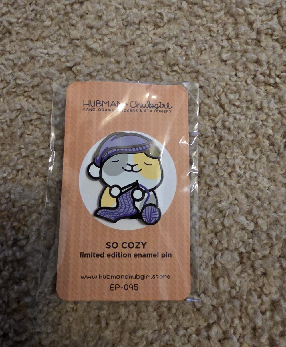 *NEW* SO COZY Limited Edition Enamel Pin - Hubman & Chubgirl
